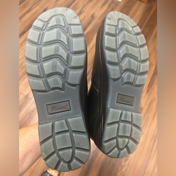 Thorogood Safety Toe Quick Release Pull-On Translucent Bottom Leather Boots Sz 9 - Picture 7 of 9